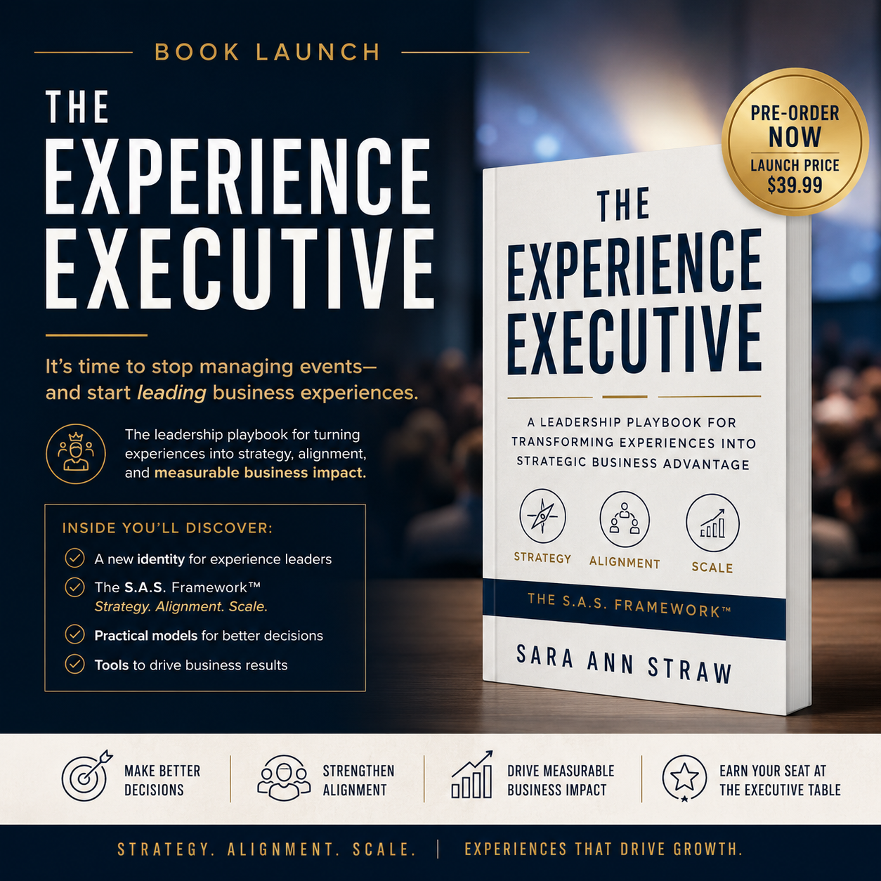 The Experience Executive — book launch by Sara Ann Straw