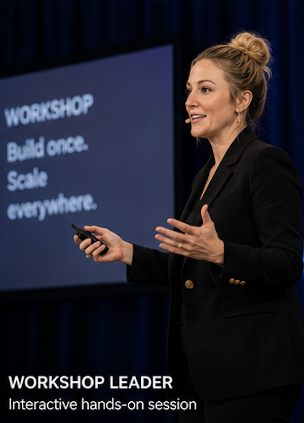 Sara Ann Straw leading a workshop
